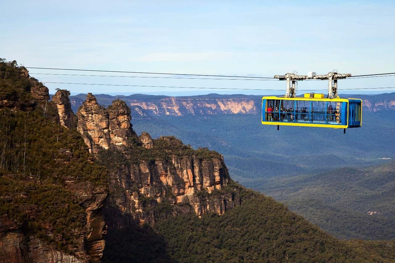 Blue Mountains Australie skyway