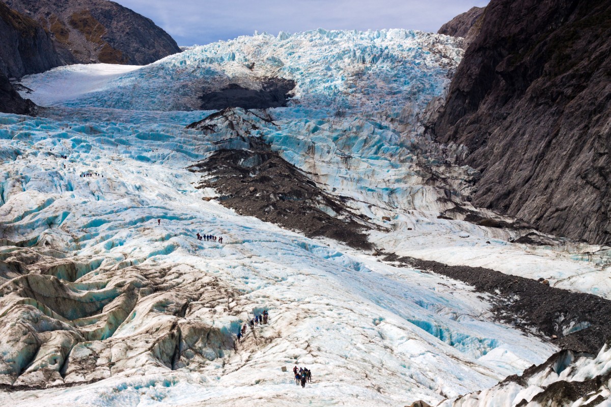 Gletsjer Nieuw Zeeland wandeling
