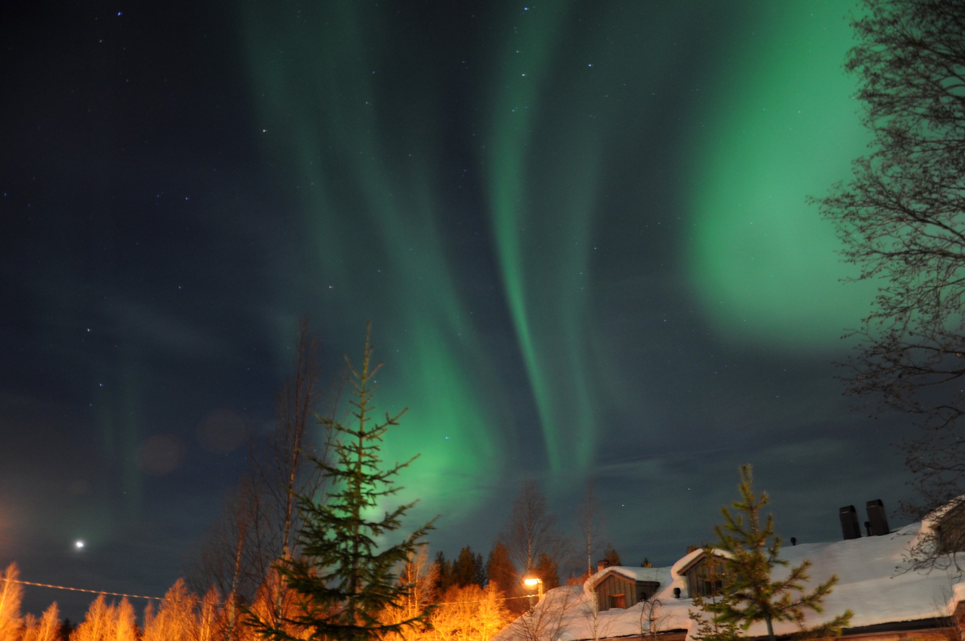 Noorderlicht in Fins Lapland