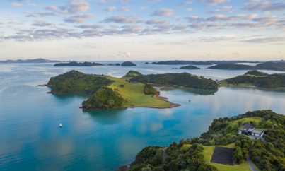 Bay of Islands de verschillende eilanden