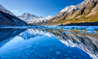 Mount Cook wandelen met uitzicht op de berg