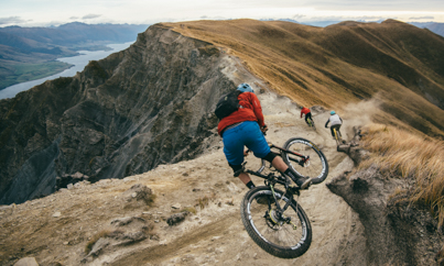 Mountainbiken in Wanaka - Rondreis Nieuw-Zeeland 5 weken