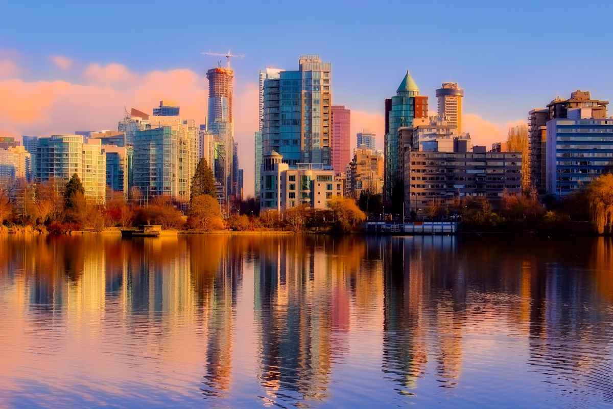 Canada herfst in Vancouver