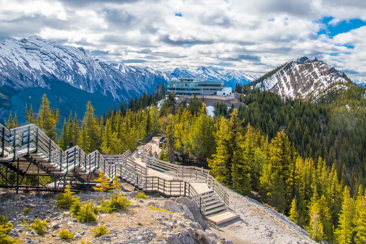 Banff Gondola in de Canadese Rockies