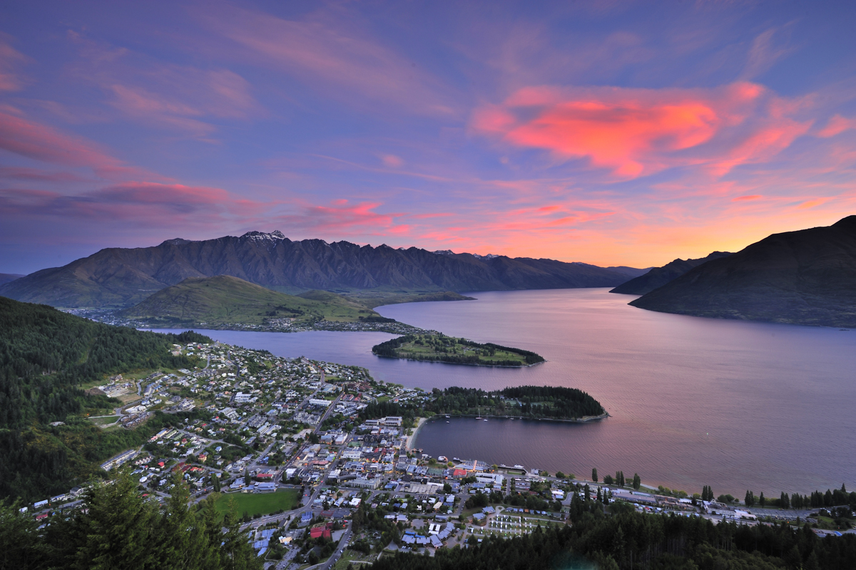 Queenstown en Lake Wakatipu